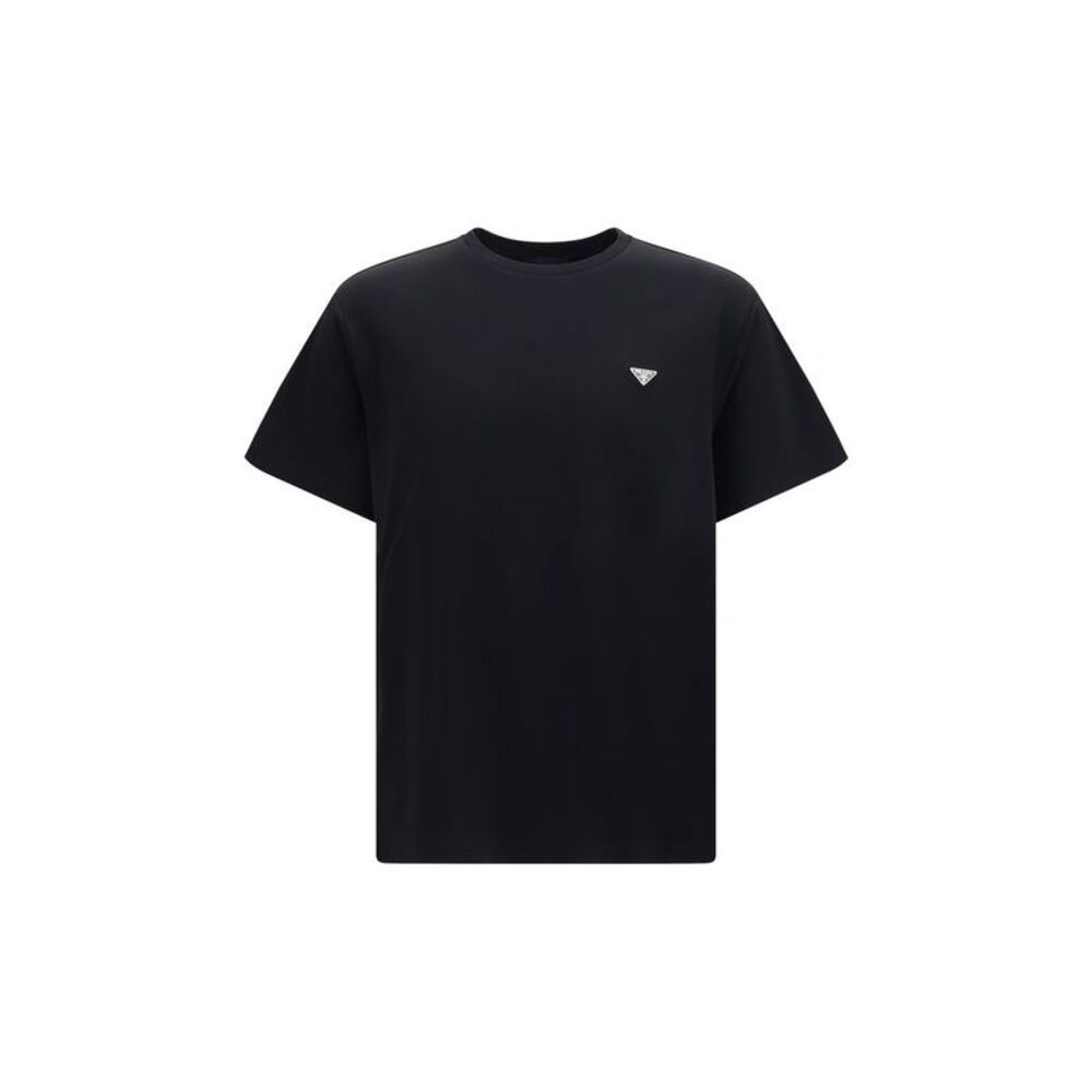 Prada Black Cotton Men's T-Shirt